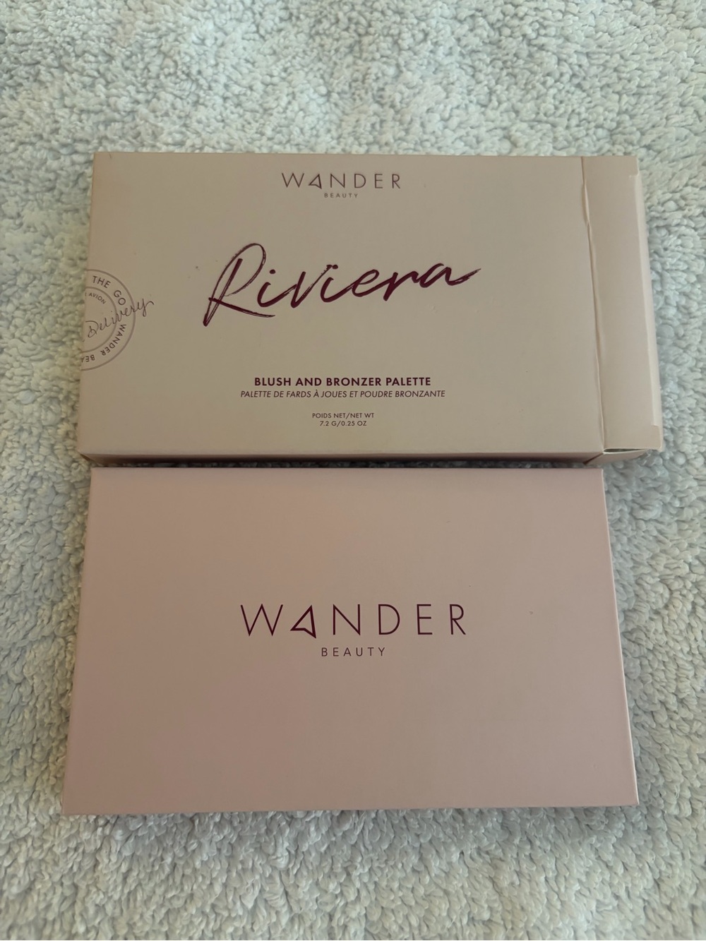 Wander Beauty Riviera Blush & Bronzer Palette - Soft Rose NEW